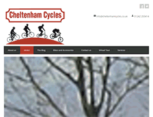 Tablet Screenshot of cheltenhamcycles.co.uk